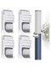 4pcs Mop Holder,Wall Mounted Broom Holder,Wall Mount Mops Rakes Holder (4 Pcs White)