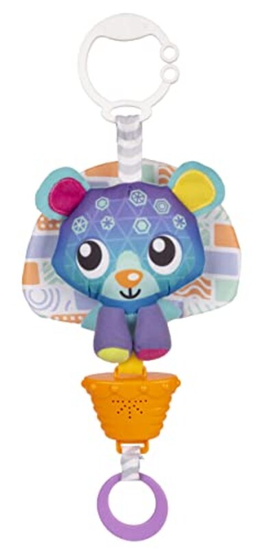 Playgro Polar Pals Musical Pullstring Bear - Engaging Stroller Baby Toy For Development And Sensory Play, 0+ Months