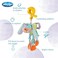 Playgro Wonky Wiggler - Refresh - Engaging Stroller Baby Toy For Development And Sensory Play, 0+ Months