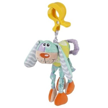 Playgro Wonky Wiggler - Refresh - Engaging Stroller Baby Toy For Development And Sensory Play, 0+ Months
