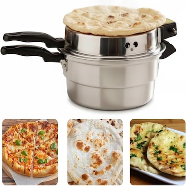 Arabic Khameer Bread Maker   Pita, Khubz &amp; Mini Pizza Maker   Non-Stick Flatbread &amp; Dough Cooker   Electric Arabic Bread Machine for Home   Fast Heating &amp; Easy Cleaning' 32CM