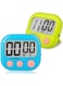 Timer, Magnetic Countdown Timer, Alarm Stopwatch Large Digits Timer Classroom Timer for Kids Teachers 2 Pack Digital Tmers (Green Blue)