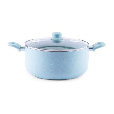 Home Wilson Cooking Pot With Lid Dia28cm - Blue