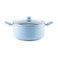 Home Wilson Cooking Pot With Lid Dia28cm - Blue