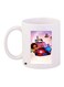 Cartoon Printed Coffee Mug White/Purple/Red 11ounce