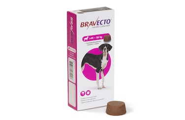 أقراص برافيكتو للمضغ ضد القراد والبراغيث، مكملات غذائية لصحة الحيوانات الأليفة، وزن ٤٠-٥٦ كجم