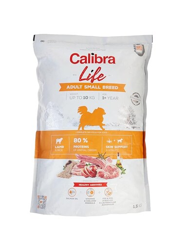 Calibra Dog Life Adult Small Breed Lamb 1.5kg