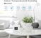 Inkbird Bluetooth Temperature and Humidity Smart Sensor IBS-TH2 Plus Monitor with External Temperature &amp; Humidity Probe Thermometer Hygrometer Indoor Supports Temp Humid Probe and Digital Display
