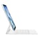 TRON Magic keyboard for iPad Air 13 Inch M2 2024 Backlight TrackPad Smart Keyboards Cover Magnetic Case Folio 2018-2022 iPad Pro 12.9" White