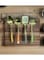 14-Inch Stainless Steel 4-Piece Utensil Set with Colorful Handles: Includes Cooking Spoon, Serving Spoon, Turner, and Skimmer