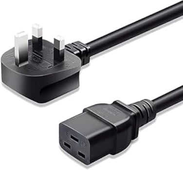 C19 Power Cable UK Mains Plug to IEC 320 C19 14AWG Extension Cord Leads