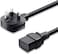 C19 Power Cable UK Mains Plug to IEC 320 C19 14AWG Extension Cord Leads