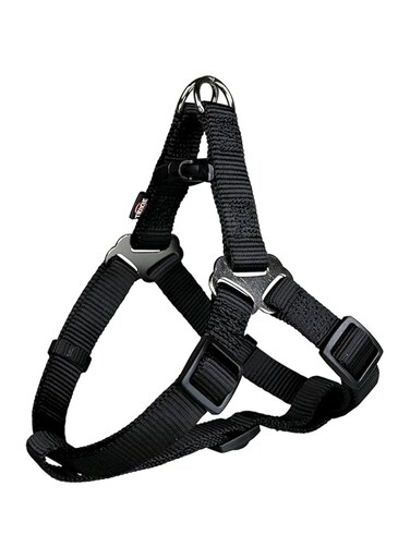 Trixie Premium One Touch Dog Harness, 40 - 50 cm x 15 mm, Black