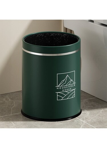 Trash Can, Household Kitchen Trash Can, Large-Capacity Plastic Garbage Can. Double Inner And Outer Bins, Trash Cans For Living Room, Kitchen, Bathroom And Bedroom Ash-Bin