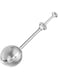 SKEIDO Powdered Sugar Shaker Duster Flour Dispenser Shaker With 304 Stainless Steel Spring-Operated Handle For Sugar Flour Spices