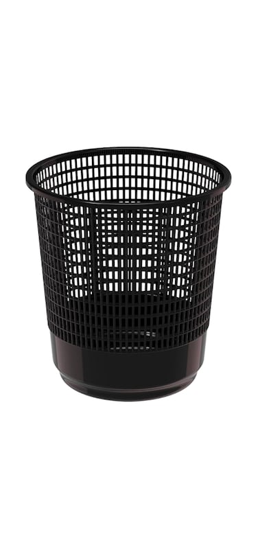 Cosmoplast Plastic Round Trash Waste Bin Paper Basket Large 15 Liters