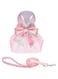 Dog Harness Dress with Leash Set,Sweet Colorful Bow Dog Dress Soft Tutu Vest Pet Clothes for Cats Puppy Small Dogs (Green Powder, XS)