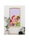 Clevercraft Homes 'Disney Princessss Copy' Digitally Printed Wall Poster with Photo Frame by Spoil Your Wall, 40 x 55 cm Size, Multicolor