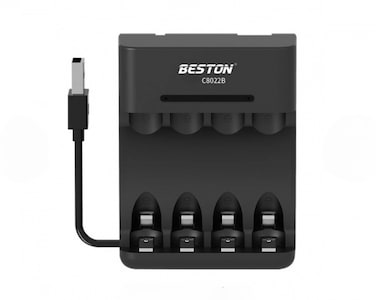 Beston USB Charger For Four AA Or AAA