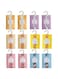 JIEOU 12PCS Natural Scented Sachets Bags, Wardrobe Fresheners for Drawers and Closets, Long-Lasting Aroma Bag for Drawers, Closets, Wadrobe, Car ( Lavender, Lily, Ocean, Lemon, Jasmine, Rose )