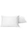 Zen 2 Pieces Standard Pillow Cases 50x75cm Ultra Soft Pure Egyptian Cotton 300 Thread Count Luxurious 100% Long Staple Cotton Percale Weave 2 PC Housewife Pillowcase Cover for Bedding