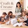 CRAFT MAGIC 24Pc Craft Foam Block - 6X4X2 Eps Polystyrene Blocks For Crafting, Modeling, Art Projects And Floral Arrangements Sculpting Diy School &amp; Home
