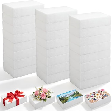 CRAFT MAGIC 24Pc Craft Foam Block - 6X4X2 Eps Polystyrene Blocks For Crafting, Modeling, Art Projects And Floral Arrangements Sculpting Diy School &amp; Home