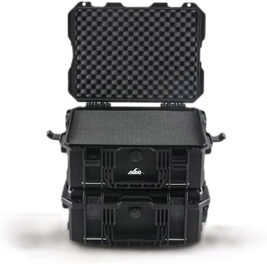 MATAR Photo Case Outdoor Case with Grid Foam Insert Waterproof - Camera Case Hard Case Shockproof for Protection for Camera, Lens and Devices - Pistol Case Versatile - Case, black, Modern MT-38192