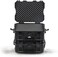 MATAR Photo Case Outdoor Case with Grid Foam Insert Waterproof - Camera Case Hard Case Shockproof for Protection for Camera, Lens and Devices - Pistol Case Versatile - Case, black, Modern MT-38192