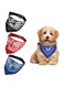 Proxima Direct 3PACK Dog Collar,Fashion Adjustable PU Leather Cat Collar, Dog Cat Bandana Neck Scarf Collar,Neckerchief for Pet Dog Puppy Cat Kitten