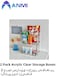 2 Pack Acrylic Clear Storage Boxes