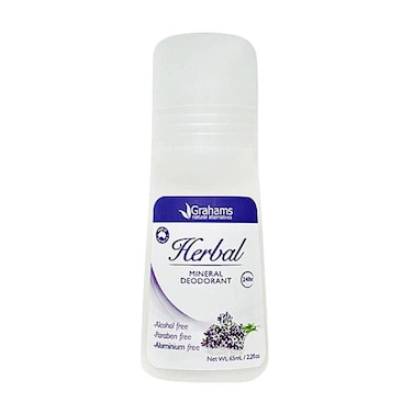 Grahams Natural Skin Herbal Mineral Deodorant, 65ml