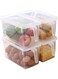 Rectangular Food Storage with Handle Clear 5Liters