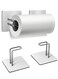 Paper Towel Holder, Stainless Steel Wall Mount Hanger for Refrigerator, Grill &amp; RV, Strong Magnet Upgraded Version (Silver)