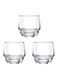 3 Piece Charisma Glass Set, 340ml Capacity - Clear