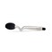 Dreamfarm Clongs 9-Inch Kitchen Tongs, Grippy Silicone and Stainless Steel, Click-Lock for Easy Open and Close, Non-Stick Safe, Heat Resistant, Black Cooking Tongs