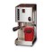 Dreamfarm Grindenstein Sturdy, Compact, Modern Espresso Coffee Grind Knock Box, Space-Saving Design for Easy Use and Cleanup, Durable, Coffee Knock Box for Home Baristas, Red