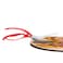 Dreamfarm Scizza 2-in-1 Ergonomic Pizza Scissors with Stainless Steel Cutter Blades & Non-Stick Slice Server, Easy to Use, Perfect for Slicing and Serving Pizzas Cleanly, Red