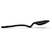 Dreamfarm Supoon Non-Stick Sit-Up Silicone Scraping, Serving, Cooking Spoon, Measures 5ml Tsp & 15ml Tbsp, 11 Inch, Durable, Easy to Clean, Perfect for Stirring and Serving, Black