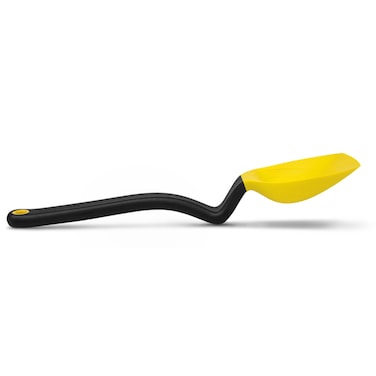 Dreamfarm Supoon Non-Stick Sit-Up Silicone Scraping, Serving, Cooking Spoon, Measures 5ml Tsp &amp; 15ml Tbsp, 11 Inch, Durable, Easy to Clean, Perfect for Stirring and Serving, Yellow