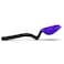 Dreamfarm Supoon Non-Stick Sit-Up Silicone Scraping, Serving, Cooking Spoon, Measures 5ml Tsp & 15ml Tbsp, 11 Inch, Durable, Easy to Clean, Perfect for Stirring and Serving, Purple