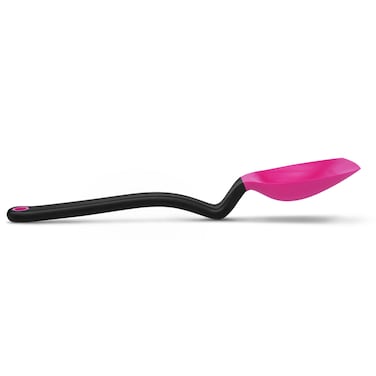 Dreamfarm Supoon Non-Stick Sit-Up Silicone Scraping, Serving, Cooking Spoon, Measures 5ml Tsp & 15ml Tbsp, 11 Inch, Durable, Easy to Clean, Perfect for Stirring and Serving, Pink
