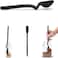 Dreamfarm Mini Supoon Non-Stick Sit-Up Silicone Scraping Cooking Spoon, Jar Scraper, Measures 5ml Tsp, 8 Inch, Durable, Easy to Clean, Ideal for Stirring and Scraping, Black