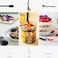 Dreamfarm Mini Supoon Non-Stick Sit-Up Silicone Scraping Cooking Spoon, Jar Scraper, Measures 5ml Tsp, 8 Inch, Durable, Easy to Clean, Ideal for Stirring and Scraping, Black