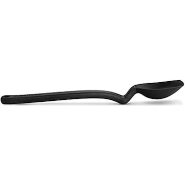 Dreamfarm Mini Supoon Non-Stick Sit-Up Silicone Scraping Cooking Spoon, Jar Scraper, Measures 5ml Tsp, 8 Inch, Durable, Easy to Clean, Ideal for Stirring and Scraping, Black