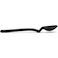 Dreamfarm Mini Supoon Non-Stick Sit-Up Silicone Scraping Cooking Spoon, Jar Scraper, Measures 5ml Tsp, 8 Inch, Durable, Easy to Clean, Ideal for Stirring and Scraping, Black