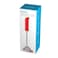 Dreamfarm Smood One-Handed Stainless Steel Spring Coil Vegetable and Potato Masher with Soft Grip and Bowl Scraper, 12-Inch, Easy to Use, Perfect for Mashing and Mixing, Red