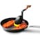 Dreamfarm Spadle, Non-Stick Cooking Spoon & Serving Ladle with Measurements, Silicone Ladle Spoon, Multifunctional Kitchen Cooking Spoon, Flexible Ladles For Cooking, Black