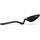 Dreamfarm Spadle, Non-Stick Cooking Spoon & Serving Ladle with Measurements, Silicone Ladle Spoon, Multifunctional Kitchen Cooking Spoon, Flexible Ladles For Cooking, Black