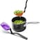 Dreamfarm Holey Spadle Non-Stick Cooking Spoon & Serving Ladle with Holes, Durable and Easy to Use, Ideal for Cooking, Stirring, and Serving Without Mess, Blue